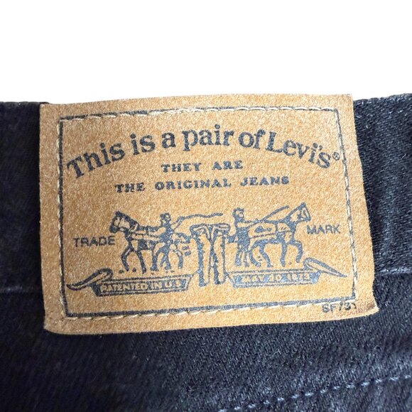 LEVI'S Women's NEW 900 Series Rare Vintage Jeans Black | Size 15 - Picture 7 of 11